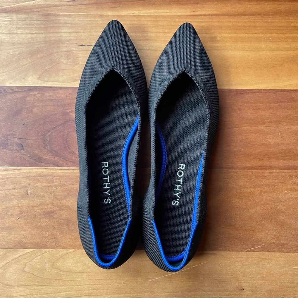 (Not for sale) Rothy’s | Black Solid | Point | Size 8.5